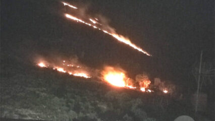 Valle Caudina: incendio Monte Tairano, arrivano i pompieri