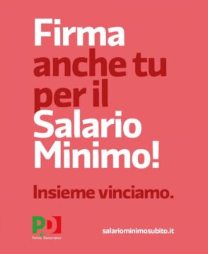 San Martino: il Pd organizza una raccolta di firme per il salario minimo