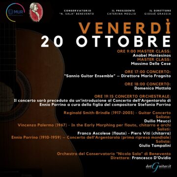 Il “Concerto dell’Argentarola” di Ennio Porrino per il “Nicola Sala”