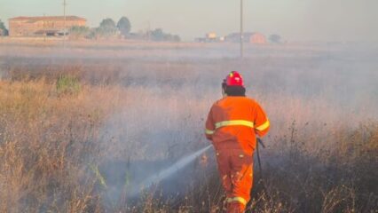 Gli interventi delle squadre antincendio della Provincia di Benevento