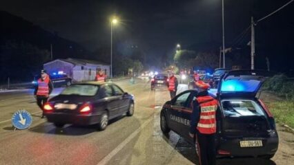 Cerreto Sannita: 94 veicoli, 129 persone controllate ed elevate sanzioni per otto mila euro