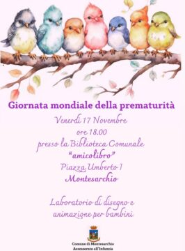 Montesarchio: gioco divertimento e allegria per la Giornata mondiale della prematurità