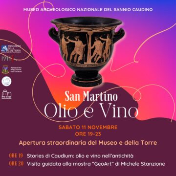 Montesarchio: il MANSC celebra San Martino e illustra il consumo di olio e vino nell’antichità