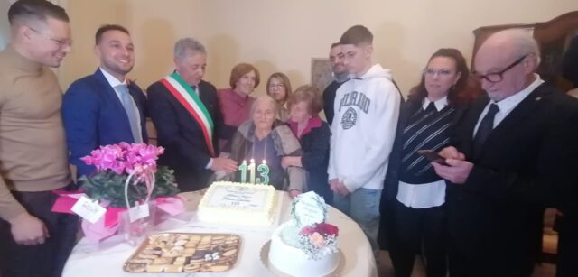 Sturno: grande festa per i 113 anni di nonna Laurina