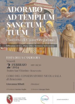 Benevento: concerto di canto Gregoriano per la Candelora
