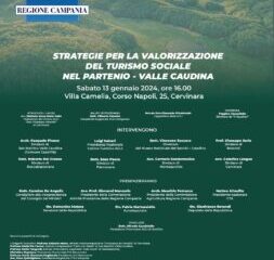 Partenio-Valle Caudina: la grande occasione del turismo sociale, sabato ne discute a Cervinara