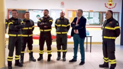 Avellino: arrivano 4 nuovi ispettori antincendi al comando provinciale dei vigili del fuoco