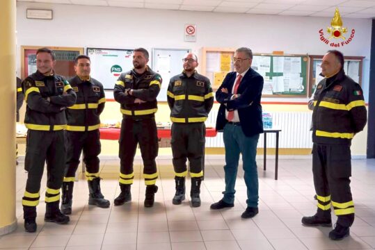 Avellino: arrivano 4 nuovi ispettori antincendi al comando provinciale dei vigili del fuoco