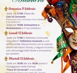 Montesarchio come Viareggio, domenica sfilano otto carri per carnevale