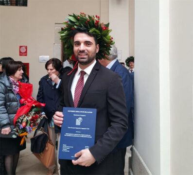 Cervinara: Giuseppe Casale si laurea in ingegneria con il massimo dei voti e la lode