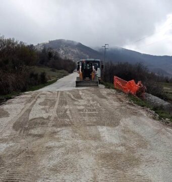 Sannio: lavori di messa in sicurezza della strada provinciale Sud Matese