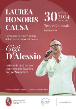 Benevento: al via lunedì il ritiro dei biglietti gratuiti per la laurea honoris causa a Gigi D’Alessio