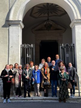 Valle Caudina: il Rotary di Sant'Agata dei Goti alla scoperta della meravigliosa chiesa di San Sebastiano a Moiano