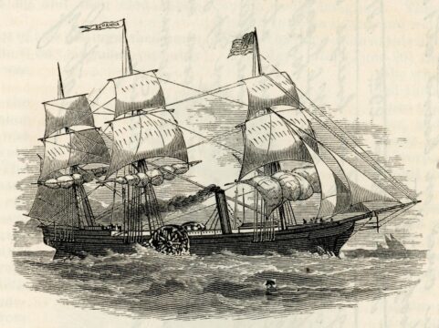 Accadde oggi: Il 20 giugno 1821 la Savannah approda è  la prima nave a vapore ad attraversare l’Atlantico.