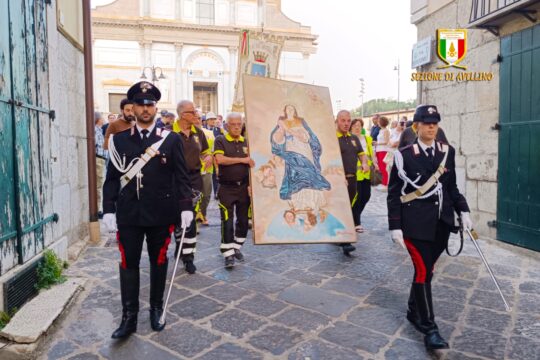 Avellino: ieri sera l’alzata del pannetto