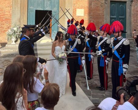 Nozze toscane per il Capitano e la Capitana!