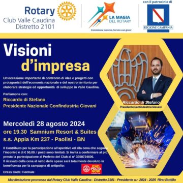 Riccardo di Stefano per il Rotary e la Valle Caudina