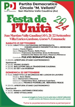 San Martino: sabato e domenica la festa dell’Unità