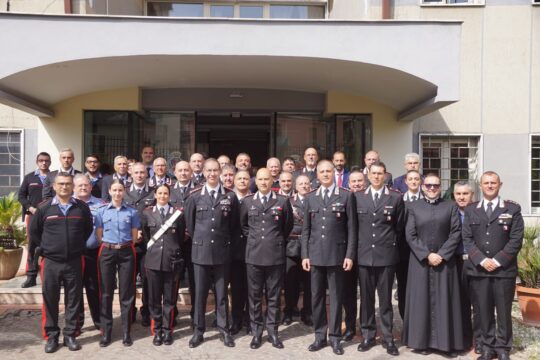 Il generale Minicucci visita il comando provinciale dei carabinieri di Benevento