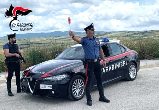 Fine settimana di controlli dei carabinieri nel Fortore