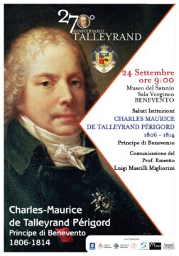 L’Istituto Storico del Risorgimento celebra 270 ° anniversario della nascita ci Carlo Maurizio di Tallyerand