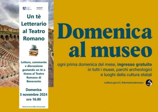 Un tè letterario al teatro romano di Benevento