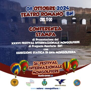 Martedì si presenta il Festival Internazionale delle Mongolfiere