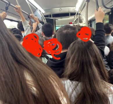 Valle Caudina: studenti in autobus come sardine in scatola