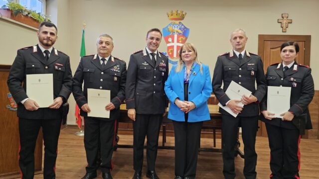 Il Prefetto Riflesso visita il comando provinciale dei carabinieri di Avellino