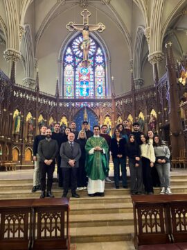 Il coro del conservatorio di Benevento alla basilica of St. Patrick’s Old Cathedral a New York