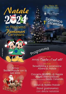 Cervinara. domenica primo dicembre si accende il Natale a piazzetta Pantanari