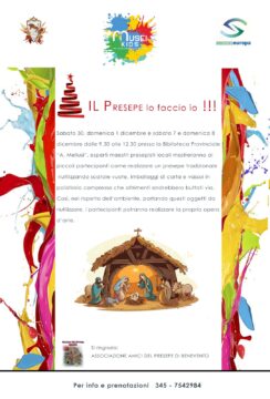 Al via l’iniziativa Il Presepe lo faccio io