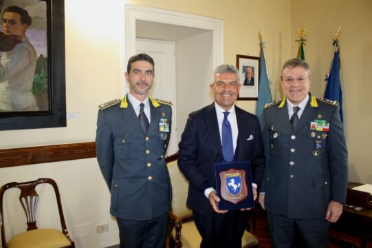 Il generale Barbera in visita alla provincia di Benevento