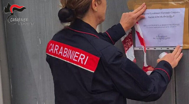 Autofficina sequestrata dai carabinieri forestali