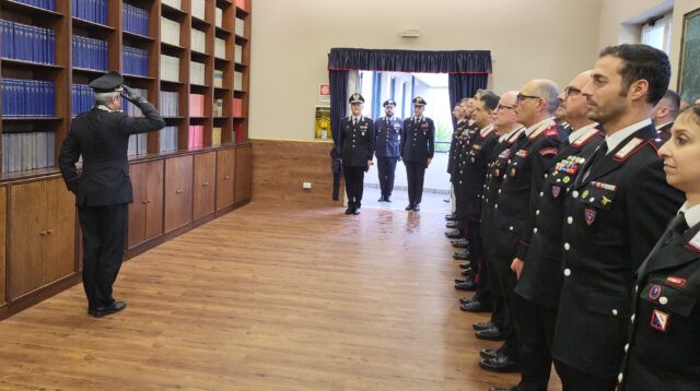 Il comandante della Legione Carabinieri Campania in visita ad Avellino