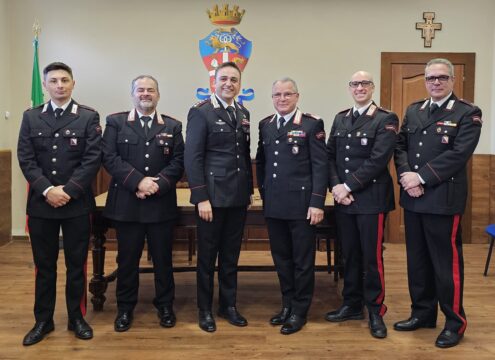 I 5 nuovi comandanti di altrettante stazioni dei carabinieri in Irpinia