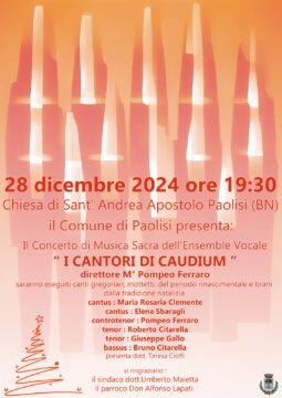 Paolisi. sabato il concerto de I Cantori di Caudium