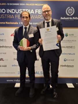 Valle Caudina: l’ I.P.S.  di Sergio D’Alessio vince di nuovo  il premio Industria Felix- L’Italia che compete