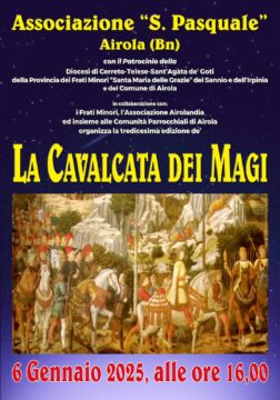 Airola: cresce l’attesa per la Cavalcata dei Re Magi