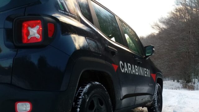 Carabinieri in campo per fronteggiare l’emergenza neve