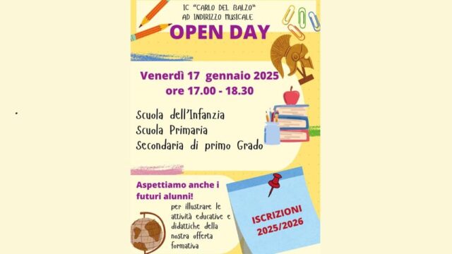 San Martino Valle Caudina: Open Day all’IC Carlo Del Balzo, la scuola aperta a tutti