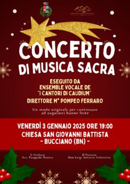 Bucciano: domani concerto de I Cantori di Caudium