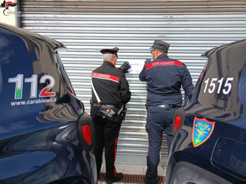 Autofficina sequestrata dai carabinieri