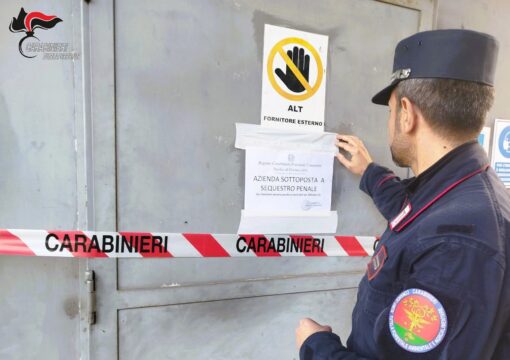 Sequestrata un’azienda per emissioni pericolose