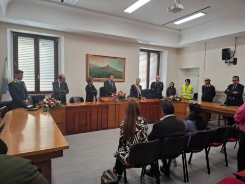 Riunione a Guardia Sanframondi del comitato per l’ordine e la sicurezza pubblica per  l’allarme furti