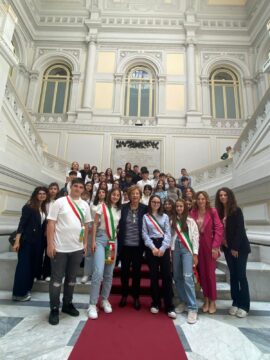 Sindaci e consiglieri comunali junior ricevuti dal prefetto di Benevento