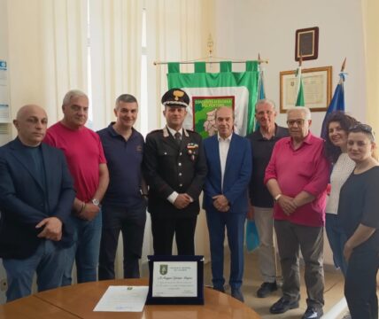La comunità montana del Fortore festeggia la promozione del maggiore Ragano La comunità montana del Fortore festeggia la promozione del maggiore Ragano