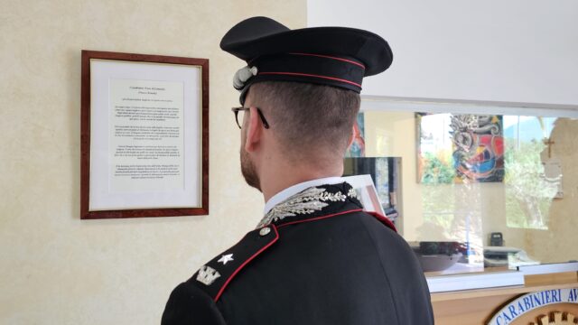 Franco Arminio dedica una prosa poetica ai carabinieri Franco Arminio dedica una prosa poetica ai carabinieri