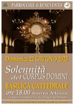 Monsignor Accrocca presiederà la solenne celebrazione del Corpus Domini Monsignor Accrocca presiederà la solenne celebrazione del Corpus Domini