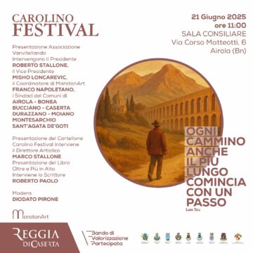 Airola: domani si presenta il cartellone del Carolino Festival 2025 Airola: domani si presenta il cartellone del Carolino Festival 2025